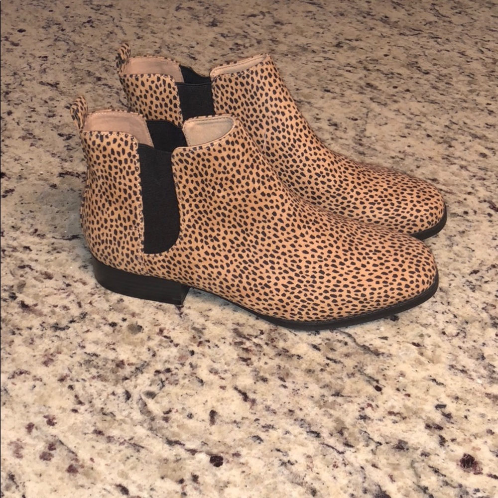 Animal Print Ankle Booties